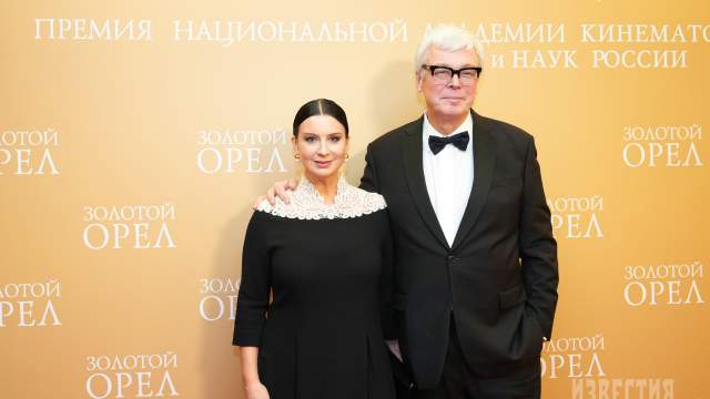 Режиссер, продюсер Александр Стриженов и его супруга актриса и телеведущая Екатерина Стриженова