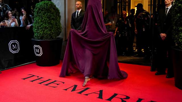 Doechii departs Mark Hotel, during the Met Gala, an annual fundraising gala held for the benefit of the Metropolitan Museum of Art's Costume Institute with this year's theme 'Costume Art' in New York City, New York, U.S., May 4, 2026