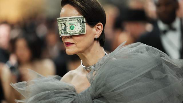 Sarah Paulson arrives to attend the Met Gala, an annual fundraising gala held for the benefit of the Metropolitan Museum of Art's Costume Institute with this year's theme 'Costume Art' in New York City, New York, U.S., May 4, 2026