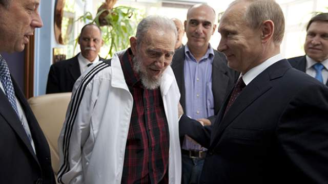 Фото сделано во время визита президента России Владимира Путина на Кубу 11 июля 2014 года.
Фото: TASS/AP/Alex Castro