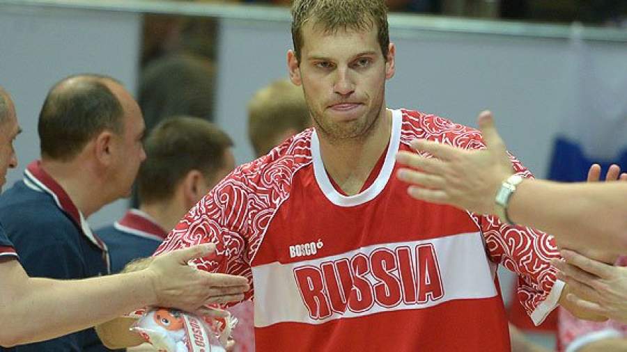 Российский баскетболист Сергей Моня