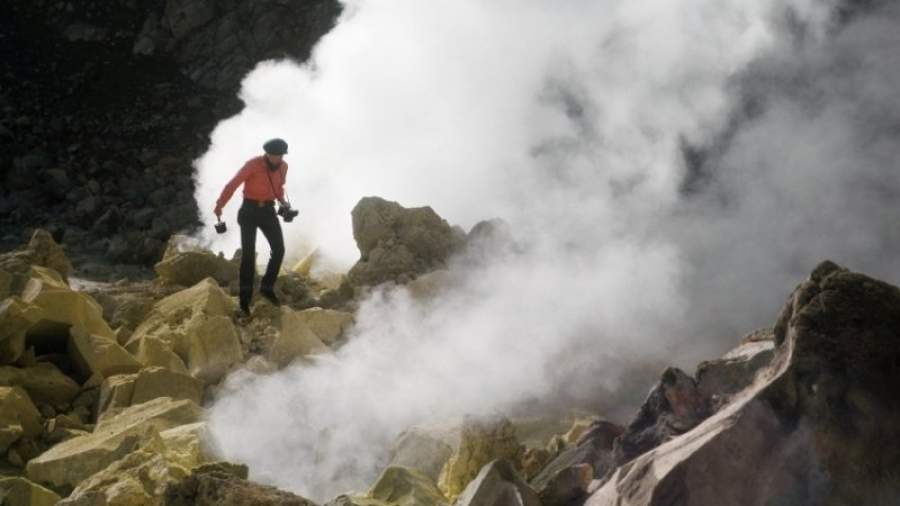 На Курилах активизировался вулкан Эбеко