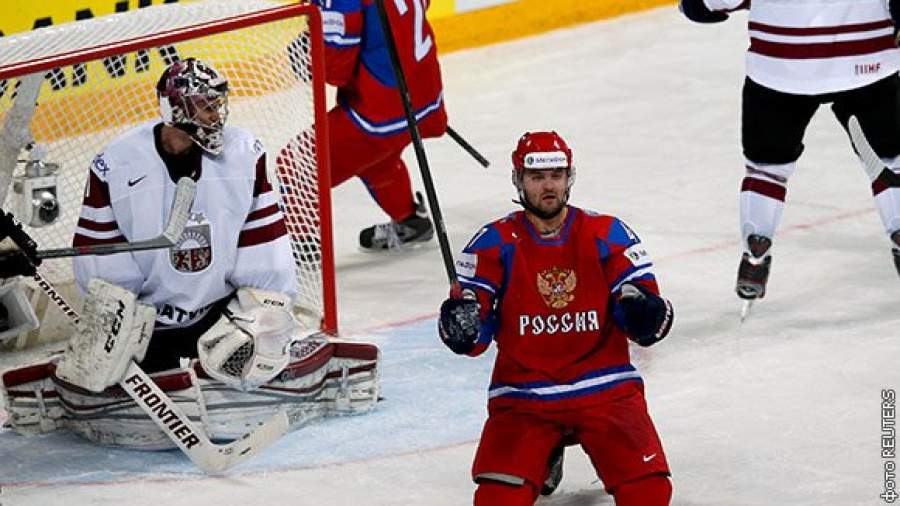 Российская сборная разгромила Латвию на ЧМ-2013 по хоккею