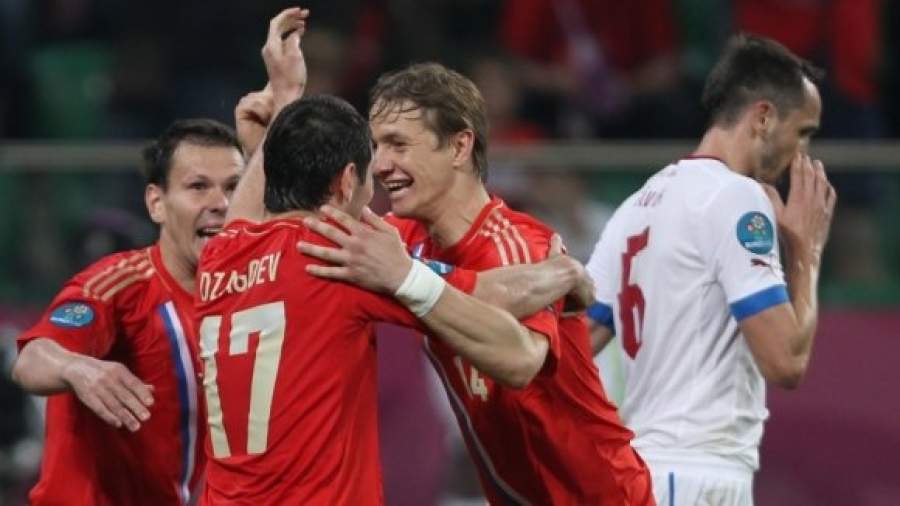 Сборная России разобрала чехов