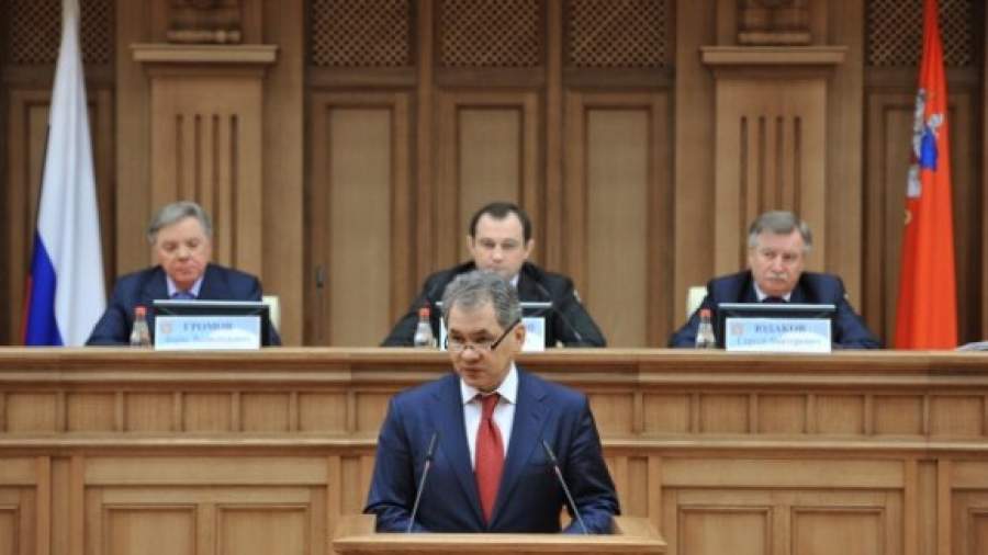 Областной парламент доверился Шойгу на 100%