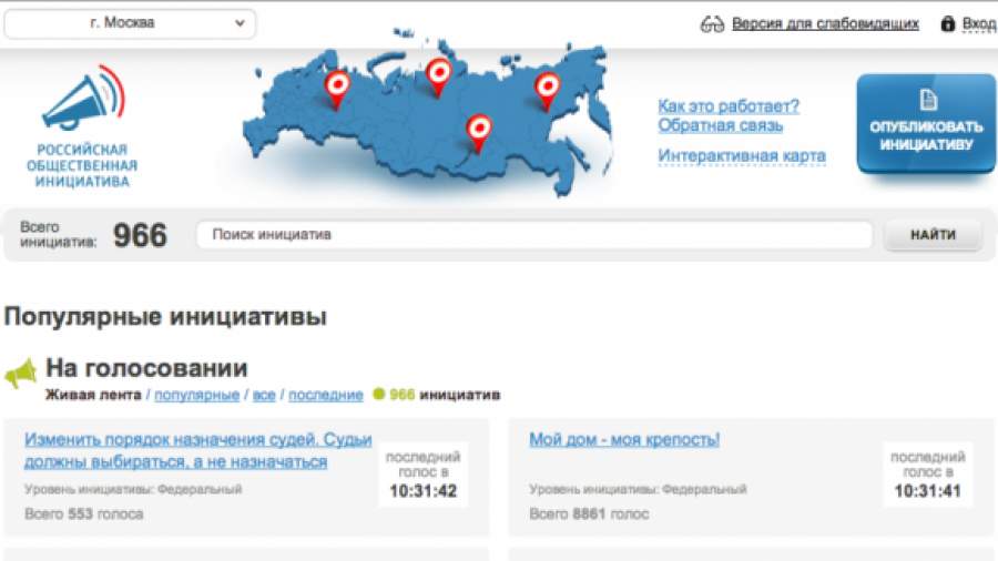 «Российскую общественную инициативу» могут передать НКО