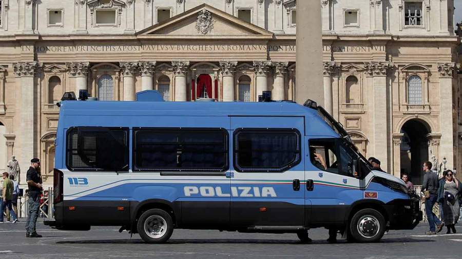 В Риме произошел взрыв. Видео