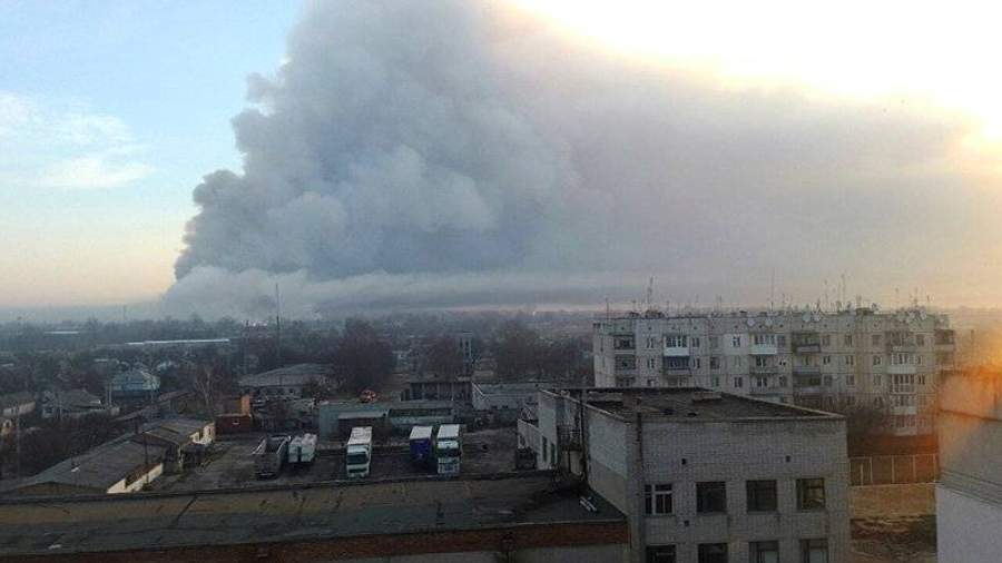 Пожар на арсенале с оружием в Балаклее нанес Украине убыток в $1 млрд