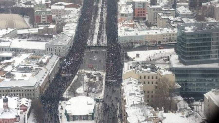«Марш против подлецов» достиг проспекта Сахарова