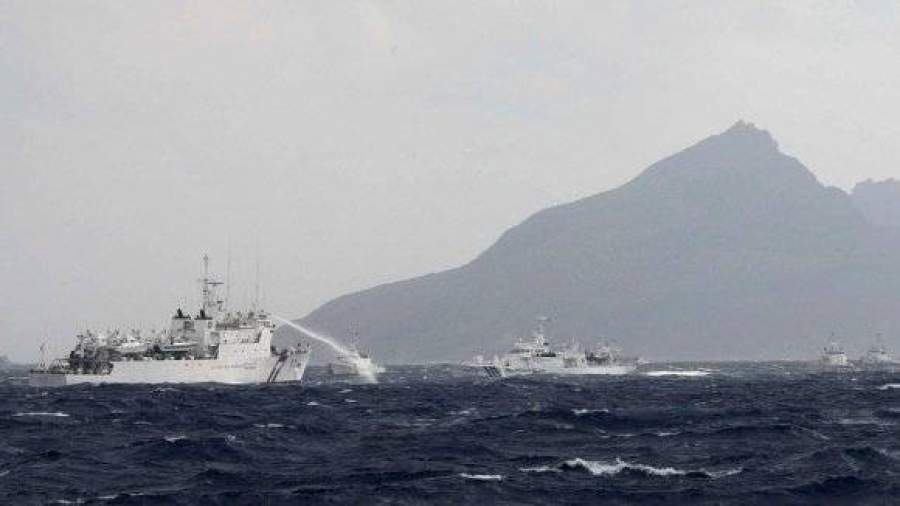 Японцы отогнали тайваньские суда от островов водометами