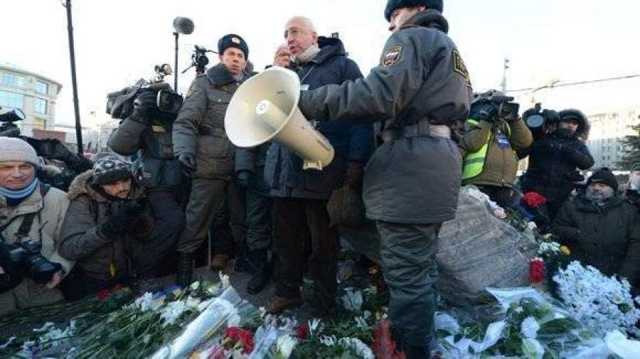 Протестная акция на Лубянке завершилась