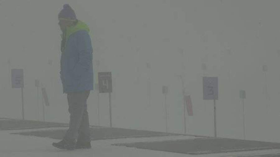 Мужской биатлонный масс-старт отменен 