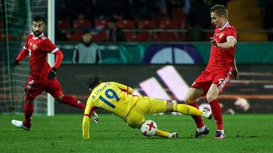 Сборная России по футболу одолела Румынию в товарищеском матче