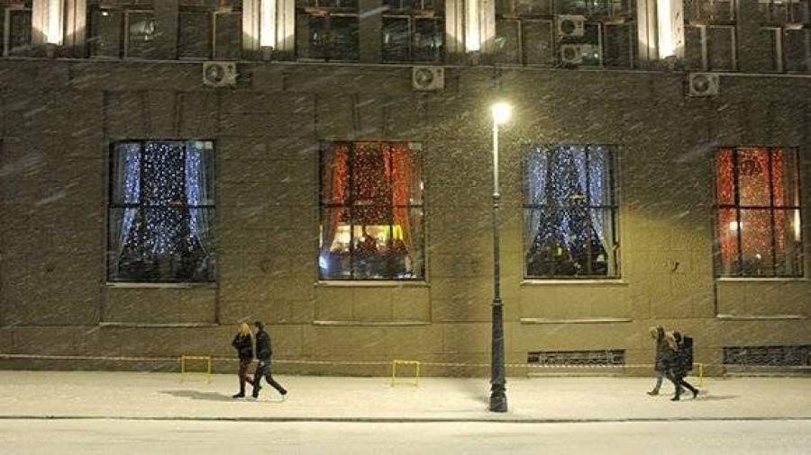 Морозная погода в Москве сохранится в течение недели