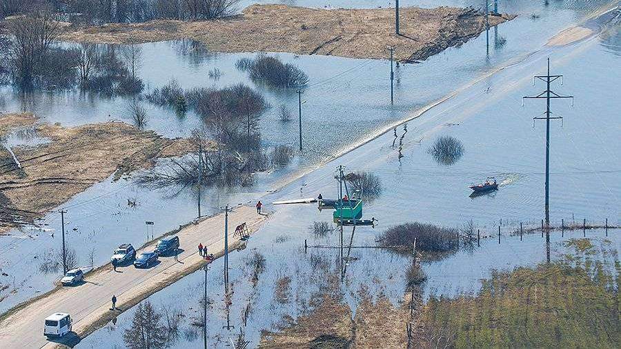 Понижение уровня воды в оке