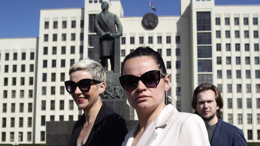 Светлана Тихановская и Мария Колесникова