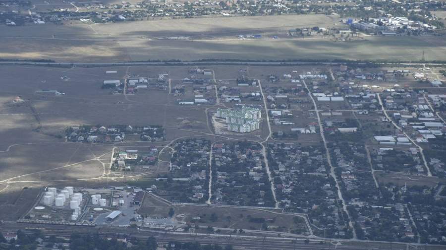 Вид Симферополя с высоты