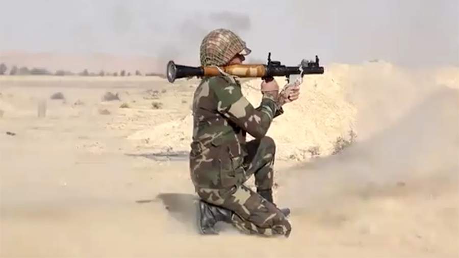 Instructors from the Russian Federation conducted training sessions for the Syrian military in Palmyra
