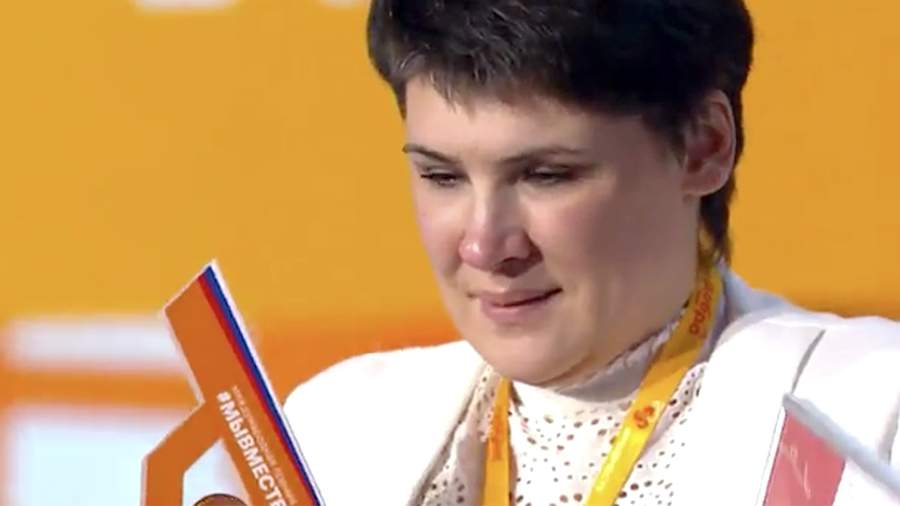 A volunteer from the Tula region was moved at the “We are together” award