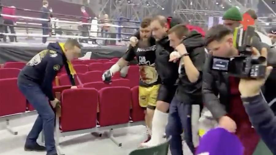 Doctors diagnosed Vildanov with a broken leg