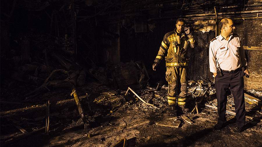 Residential building collapsed in Iran as a result of gas explosion