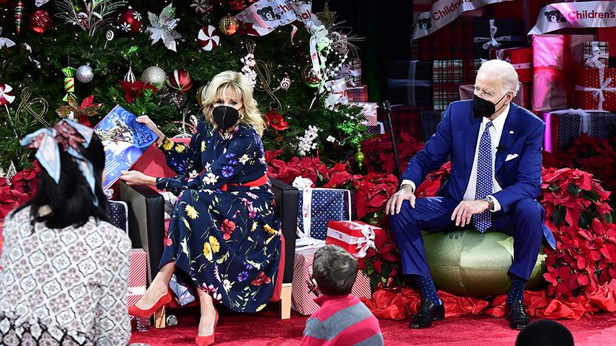 Biden visits children at National Hospital before Christmas