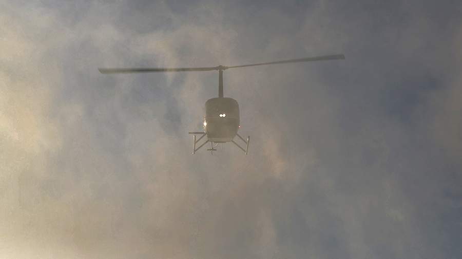 The Robinson R66 helicopter has given an emergency signal in Altai