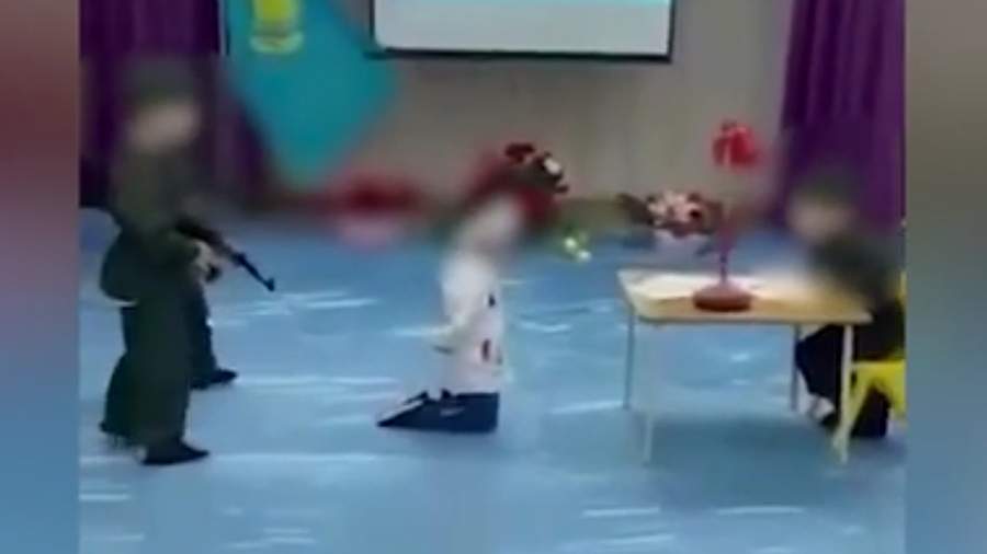 The historian condemned the scene with the “shooting” of a student in a kindergarten in Kazakhstan