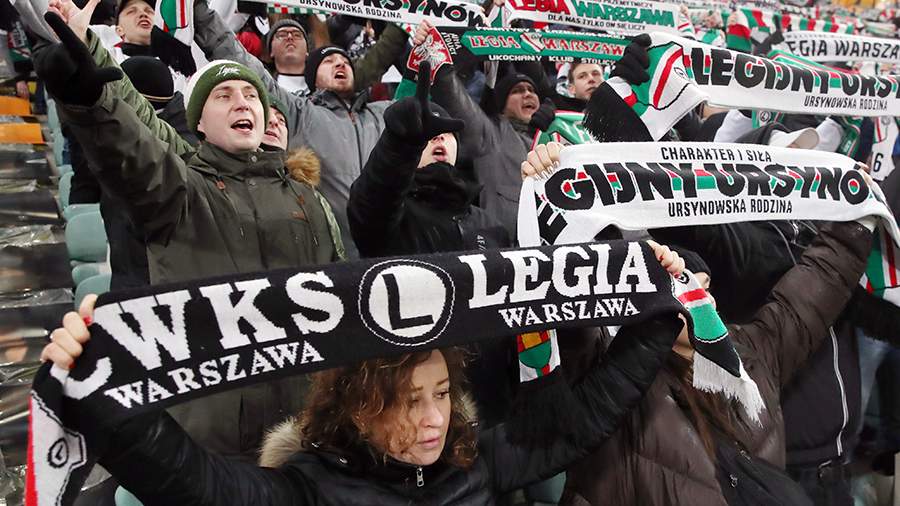 Legia fans chanted offensive chants at Spartak