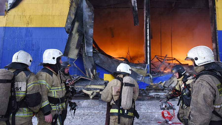 Fire in a hypermarket in Tomsk is extinguished