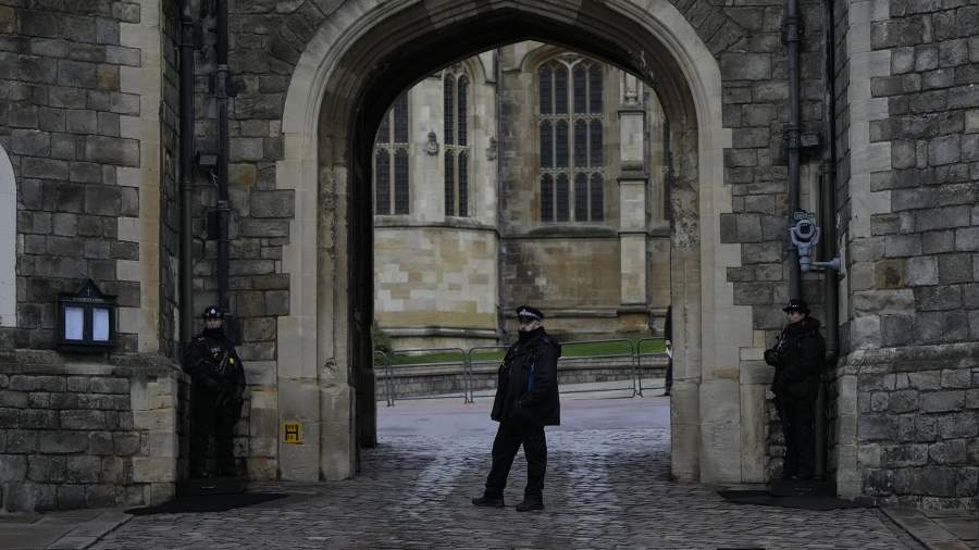 An armed man was detained at Windsor Castle