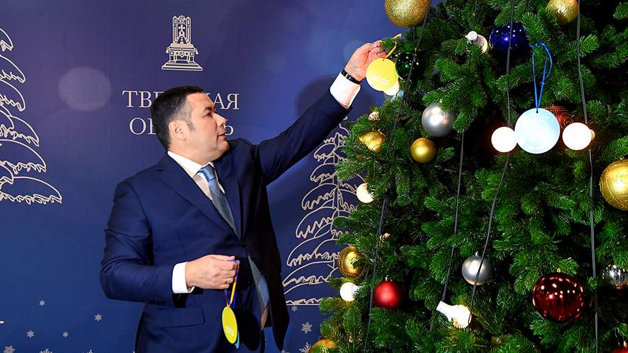 The Governor of the Tver Region will fulfill the dreams of children as part of the “Christmas tree of wishes” campaign