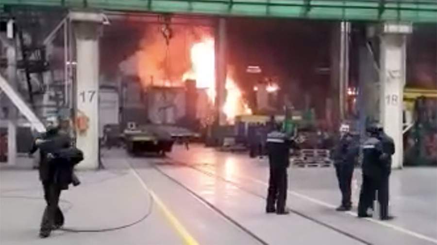 Fire broke out at the plant of the detained owner “Listvyazhnoy”
