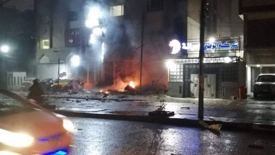 Two explosions rocked the central district of Baghdad Two explosions rocked the central district of Baghdad