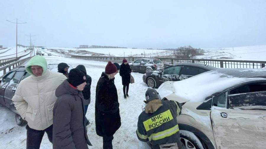 The number of victims in an accident involving 50 cars near Tula has increased to 14