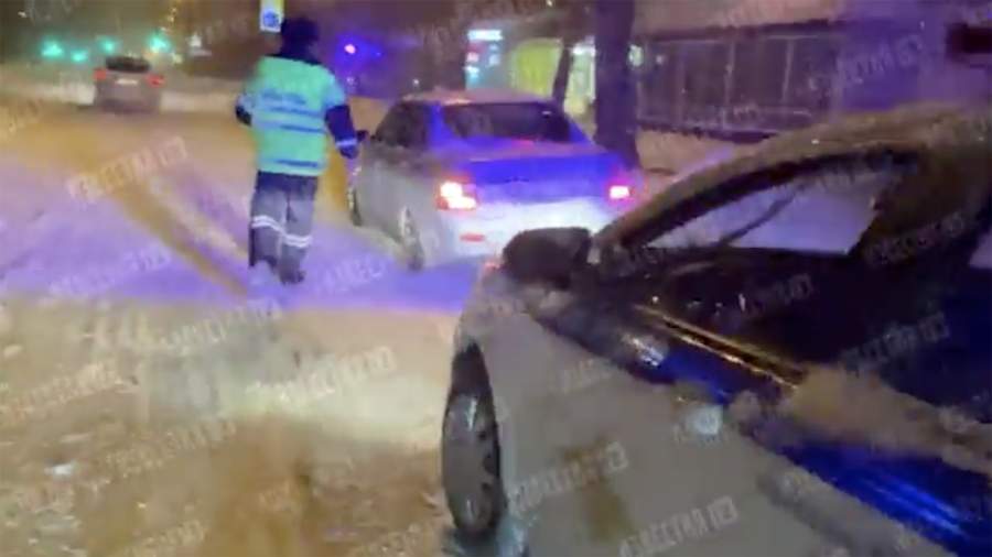 The drunk driver on the stolen Lada arranged a race with the police in Samara