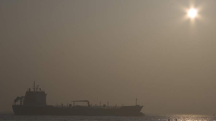 Tanker caught fire in the Black Sea