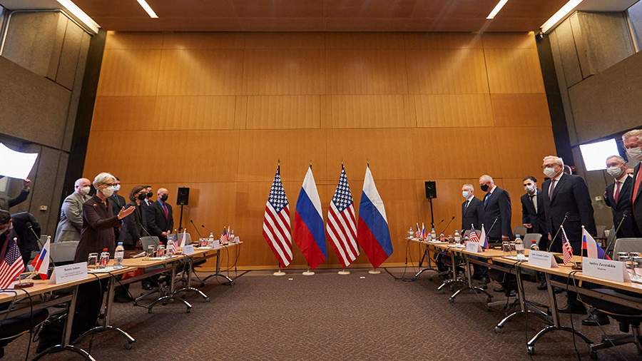 US after negotiations with Russia expressed hope for security and peace