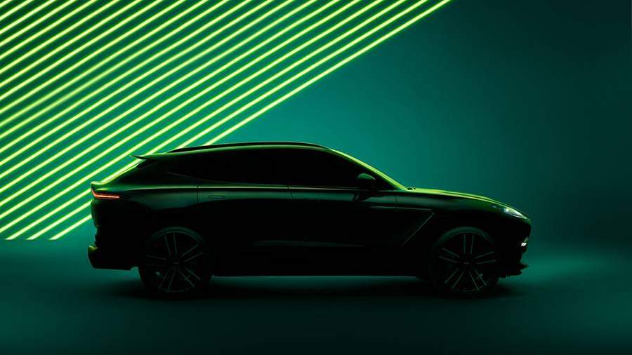 Aston Martin has published a picture of the new crossover