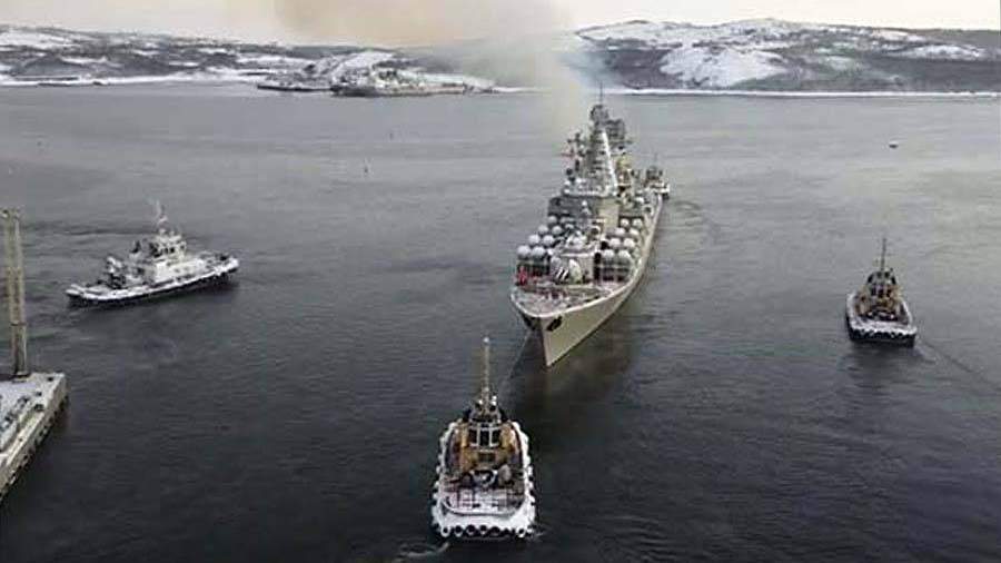 The Russian Embassy announced the relocation of naval exercises in the Irish Sea