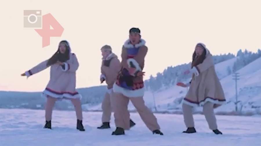 Actor and singer Chris Brown posted a video of Yakut dancers on his Instagram