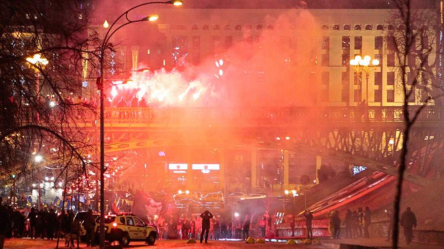 About 3.5 thousand people took part in the march of nationalists in Kiev