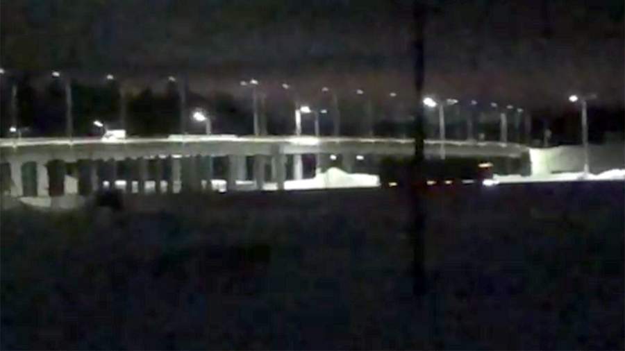Footage from the scene of a road attack on Gradsky’s widow appeared
