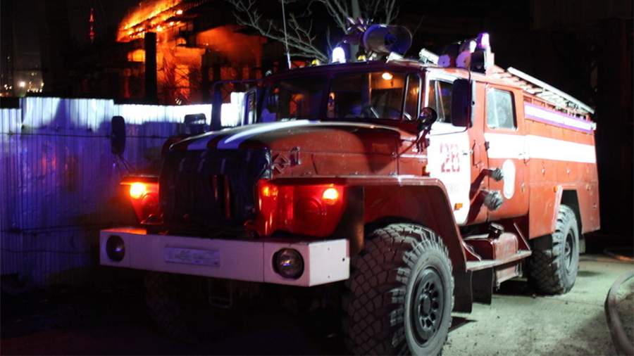 Two people died in a fire in a heat collector in Primorye
