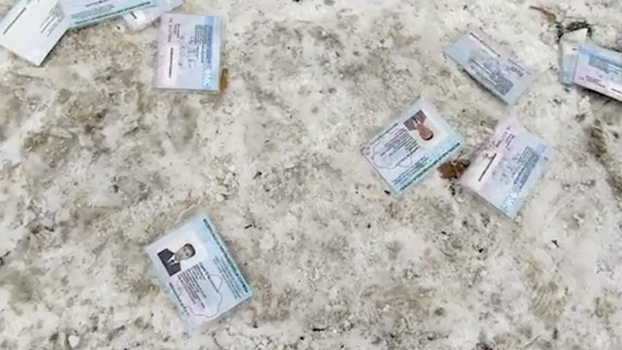 Dozens of documents of foreigners were found near Yekaterinburg