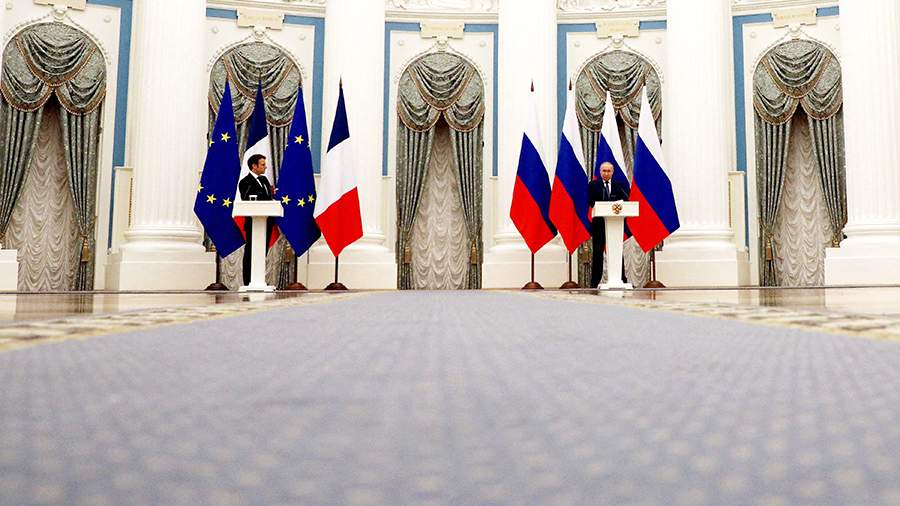 The Kremlin revealed the details of the talks between Putin and Macron