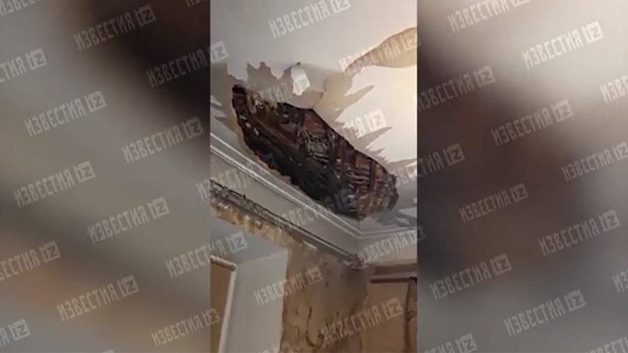 The ceiling of the apartment collapsed on the head of a pensioner in Dolgoprudny