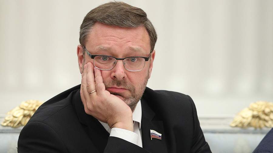 Senator Kosachev called the publication of Bloomberg a consequence of the psychosis of the West
