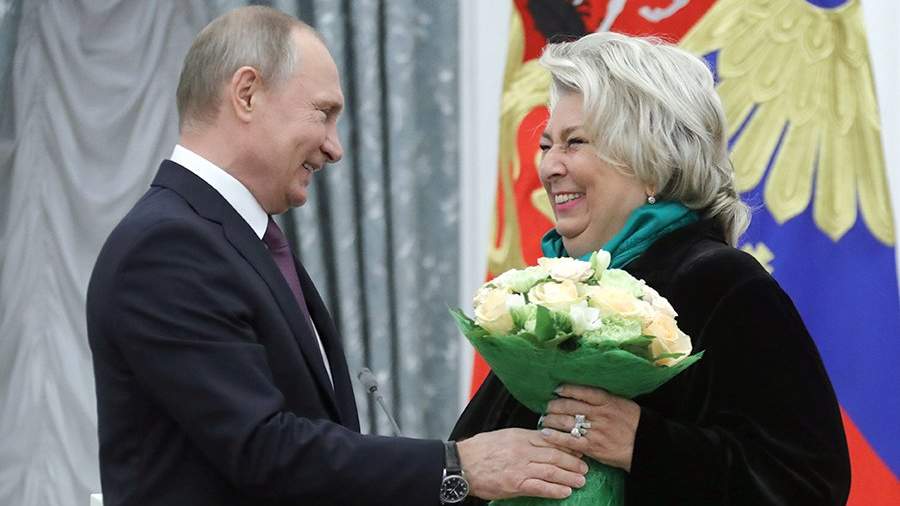 Putin congratulated coach Tarasova on her 75th birthday