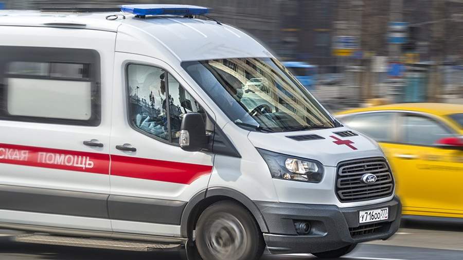 A car hit a girl at a pedestrian crossing in the south of Moscow